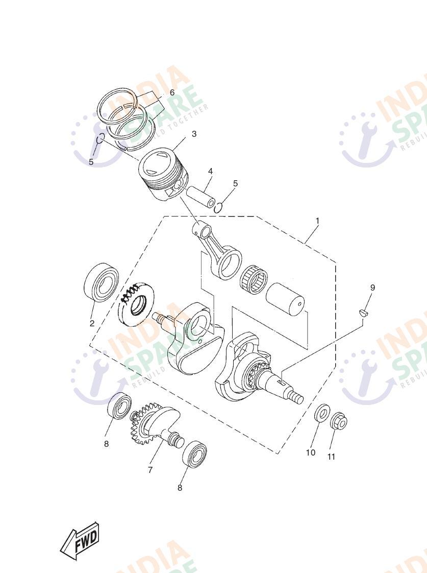 CRANKSHAFT & PISTON